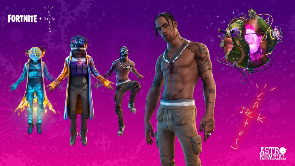 Travis Scott in metaverse